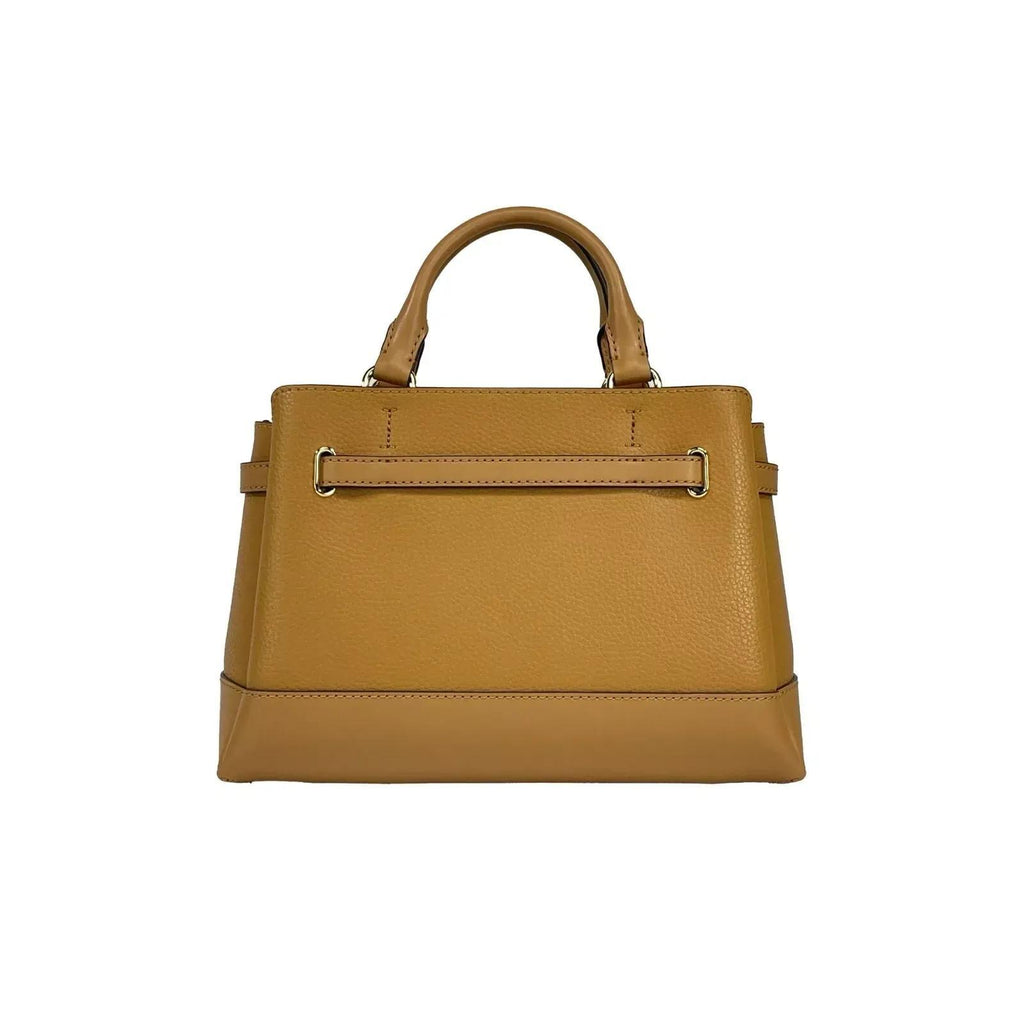 Michael Kors Reed Small Leather Belted Satchel Crossbody Bag