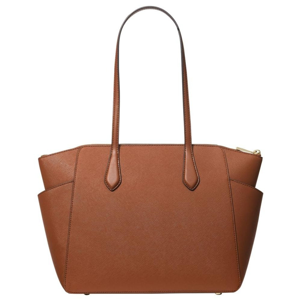 Michael Kors Marilyn Medium Top-Zip Tote Bag, Gold-Tone Hardware\u002FLuggage