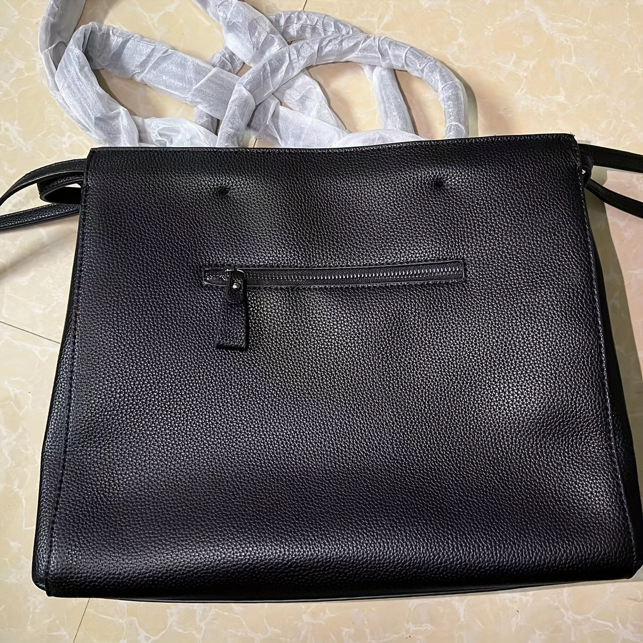 Crocodile Embossed Handbag, Large Capacity Crossbody Bag, Women's Faux Leather Satchel Purse