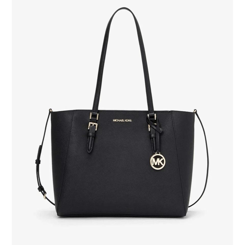 Michael Michael kors Charlotte Large Saffiano Leather 3-in-1 Tote Bag - Black