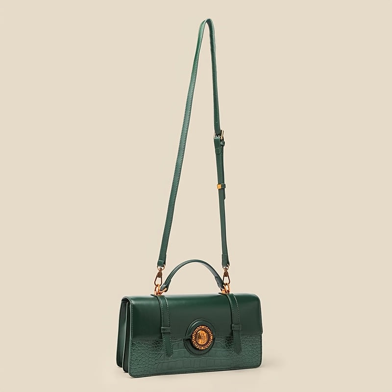 Louis Beney Brand 2024 Lightweight Luxury Vintage Crocodile Pattern Spacious Women'S Tote And Shoulder Bag