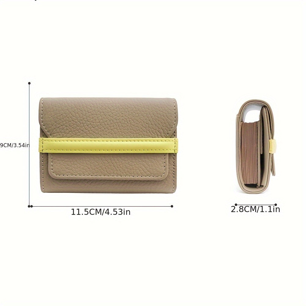 Durable Cowhide Wallet New Anti-theft Durable Cowhide Short Wallet | Multiple Card Slots Money Bag Coin Purse