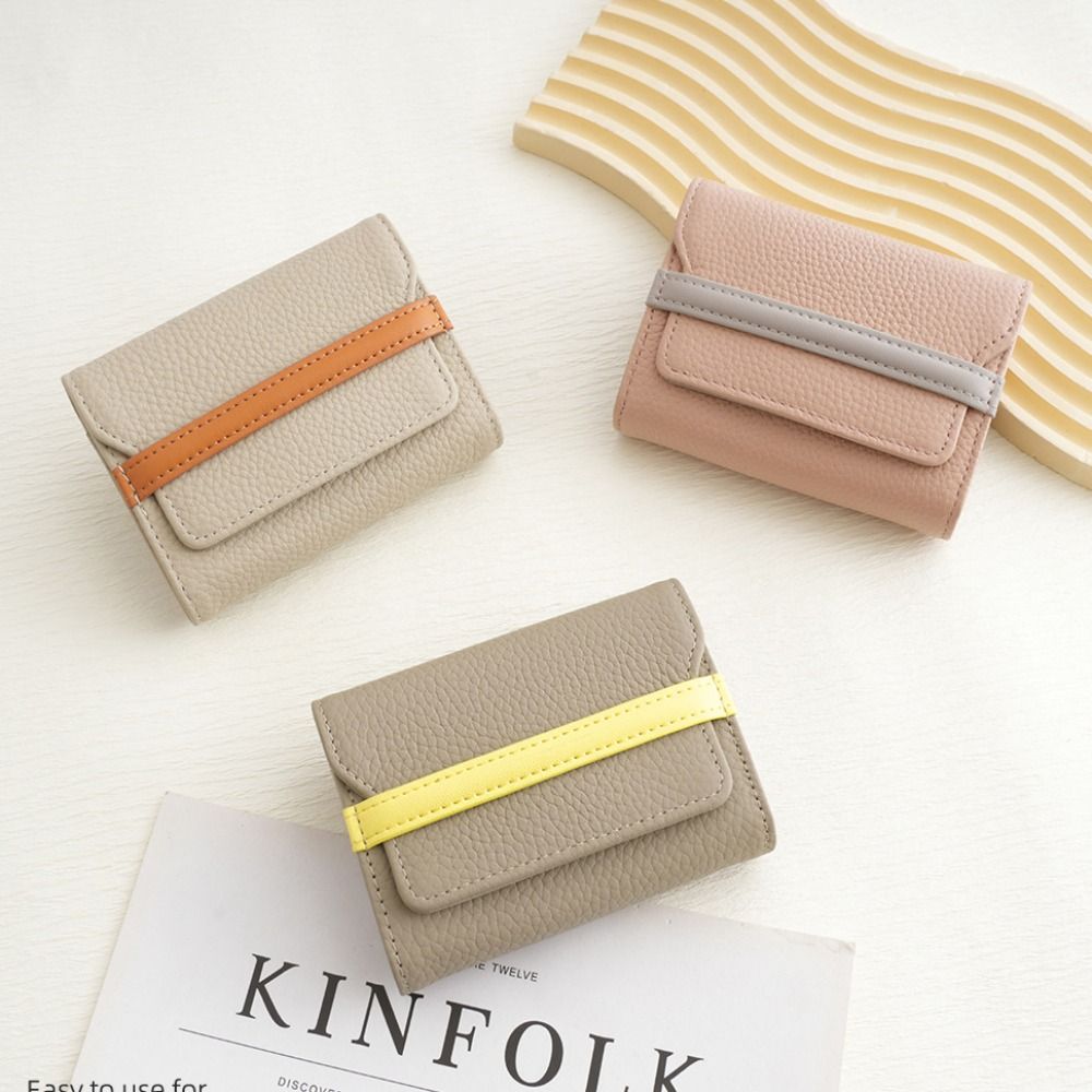 Durable Cowhide Wallet New Anti-theft Durable Cowhide Short Wallet | Multiple Card Slots Money Bag Coin Purse