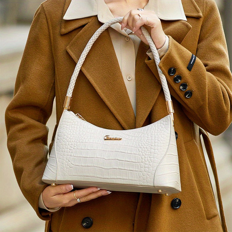 ZOOLER Women's Genuine Leather Handbag - Elegant Convertible Shoulder Purse Clutch with Zipper Closure