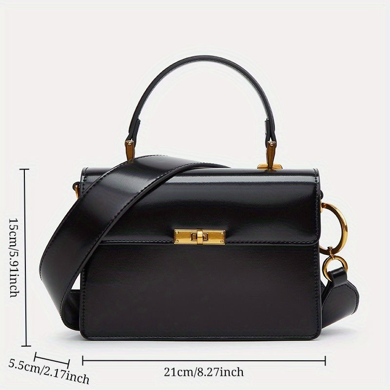 Elegant Women'S Crossbody Bag with Adjustable Strap - Versatile Commuter Shoulder Bag in Light Gray