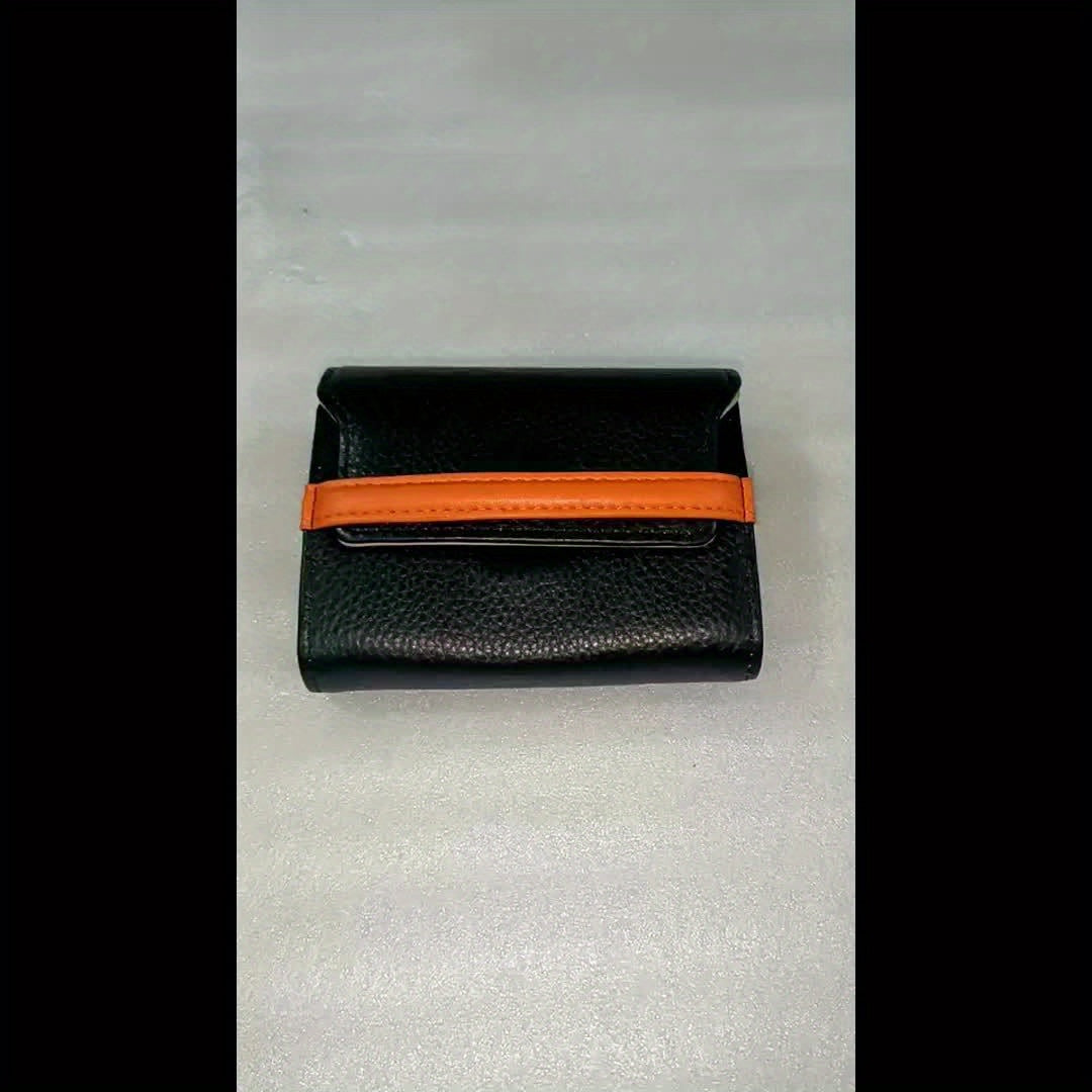 Durable Cowhide Wallet New Anti-theft Durable Cowhide Short Wallet | Multiple Card Slots Money Bag Coin Purse