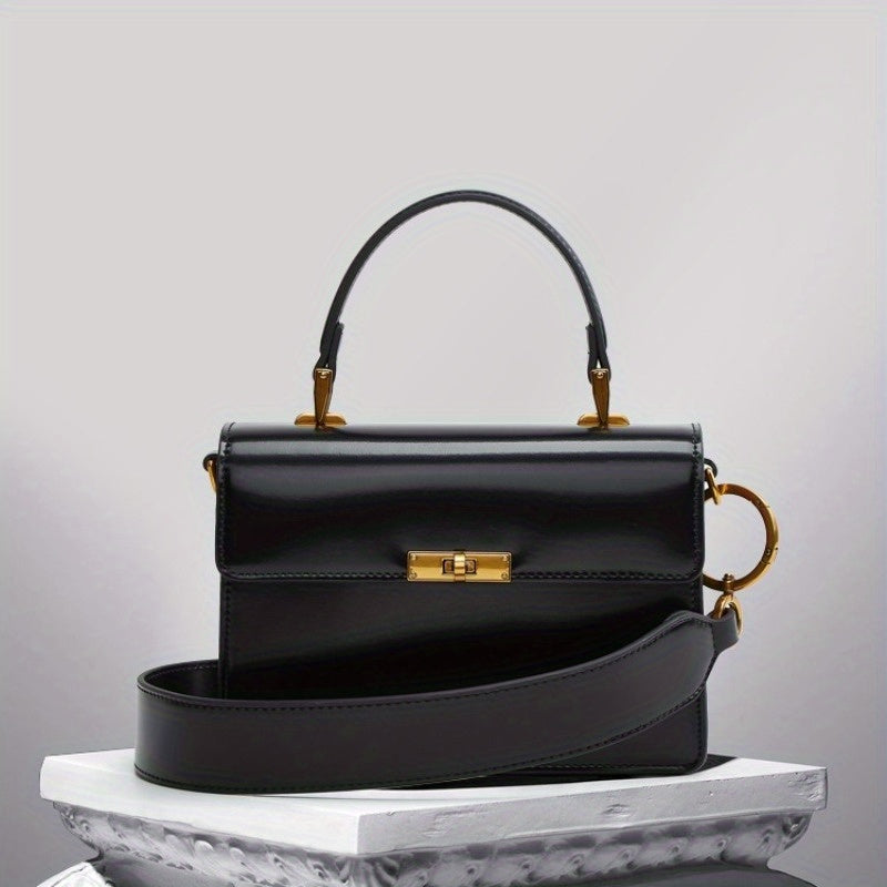 Elegant Women'S Crossbody Bag with Adjustable Strap - Versatile Commuter Shoulder Bag in Light Gray