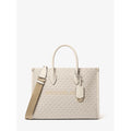 Mirella Medium Signature Logo Tote Bag Cream