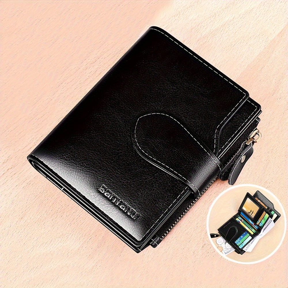 1pc Women's Mini Short Wallet, Short Style Multi-functional Coin Purse, Classic Design Credit Card Holder