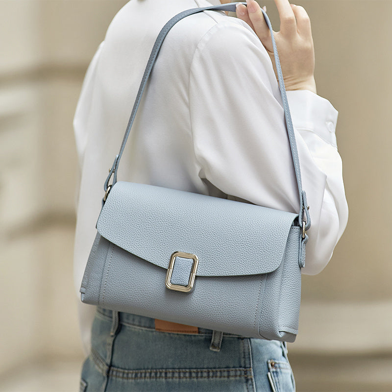 ZOOLER Women's Genuine Leather Handbag - \u002FTan Top-Grain Convertible Crossbody