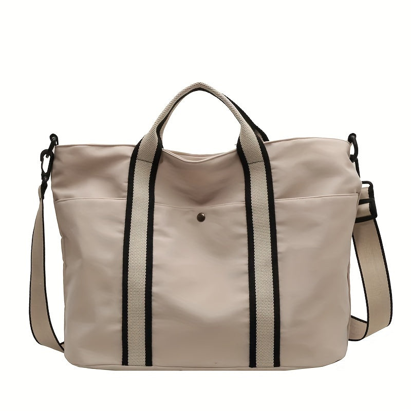 Tote Bag Simple Canvas Simple Canvas Tote Bag, Large Capacity Crossbody Bag