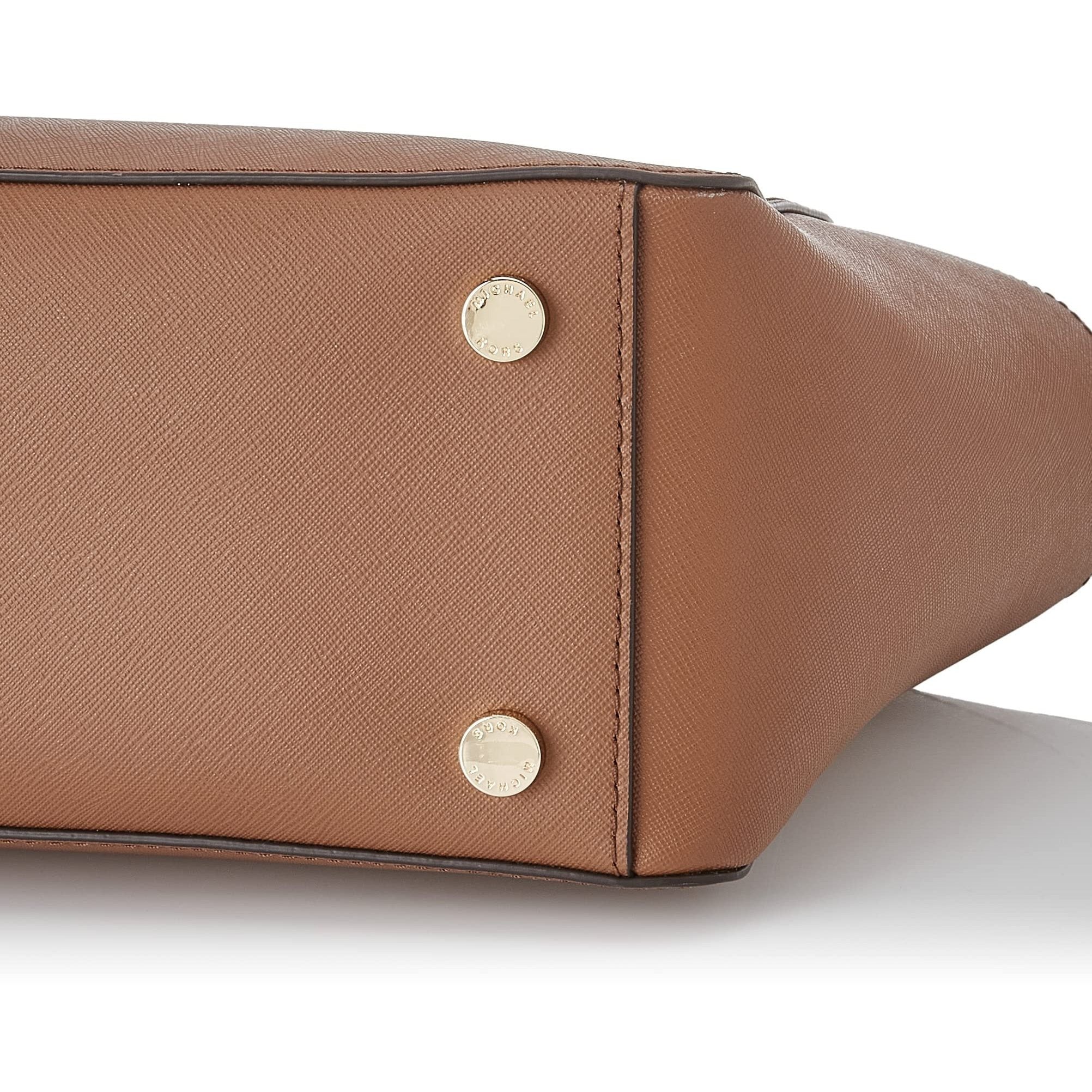 Michael Kors Marilyn Medium Top-Zip Tote Bag, Gold-Tone Hardware\u002FLuggage