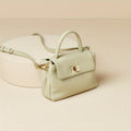 2025 New Women'S Genuine Leather Crossbody Bag - Vintage Mini Shoulder Bag with Snap Closure