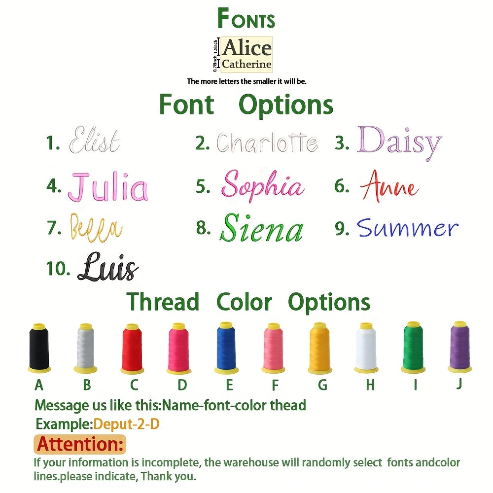 Personalized Large Tote Bag - Custom Name, Beige with Pastel Rainbow accents, Zipper Closure