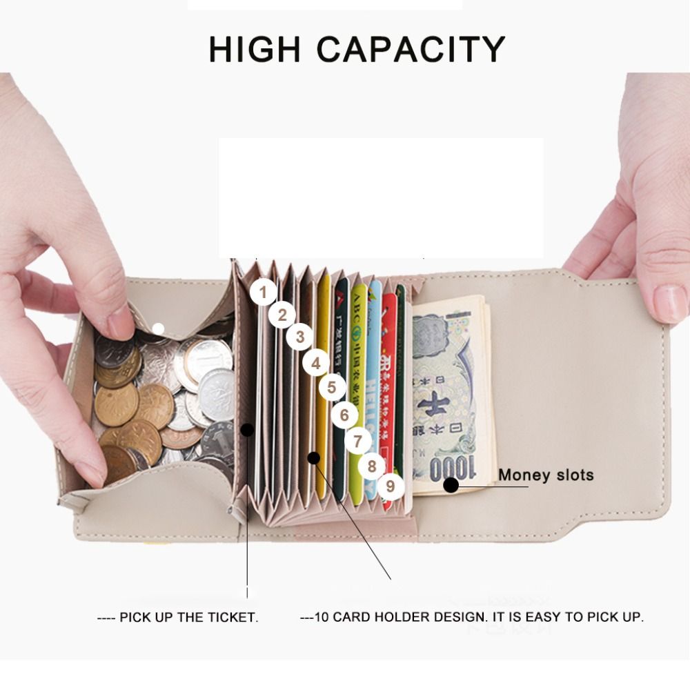 Durable Cowhide Wallet New Anti-theft Durable Cowhide Short Wallet | Multiple Card Slots Money Bag Coin Purse