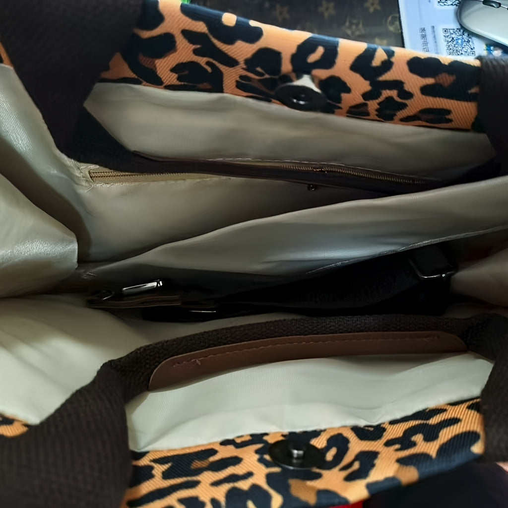 Women'S Large Capacity Tote Bag - Spacious Work Bag with Magnetic Closure