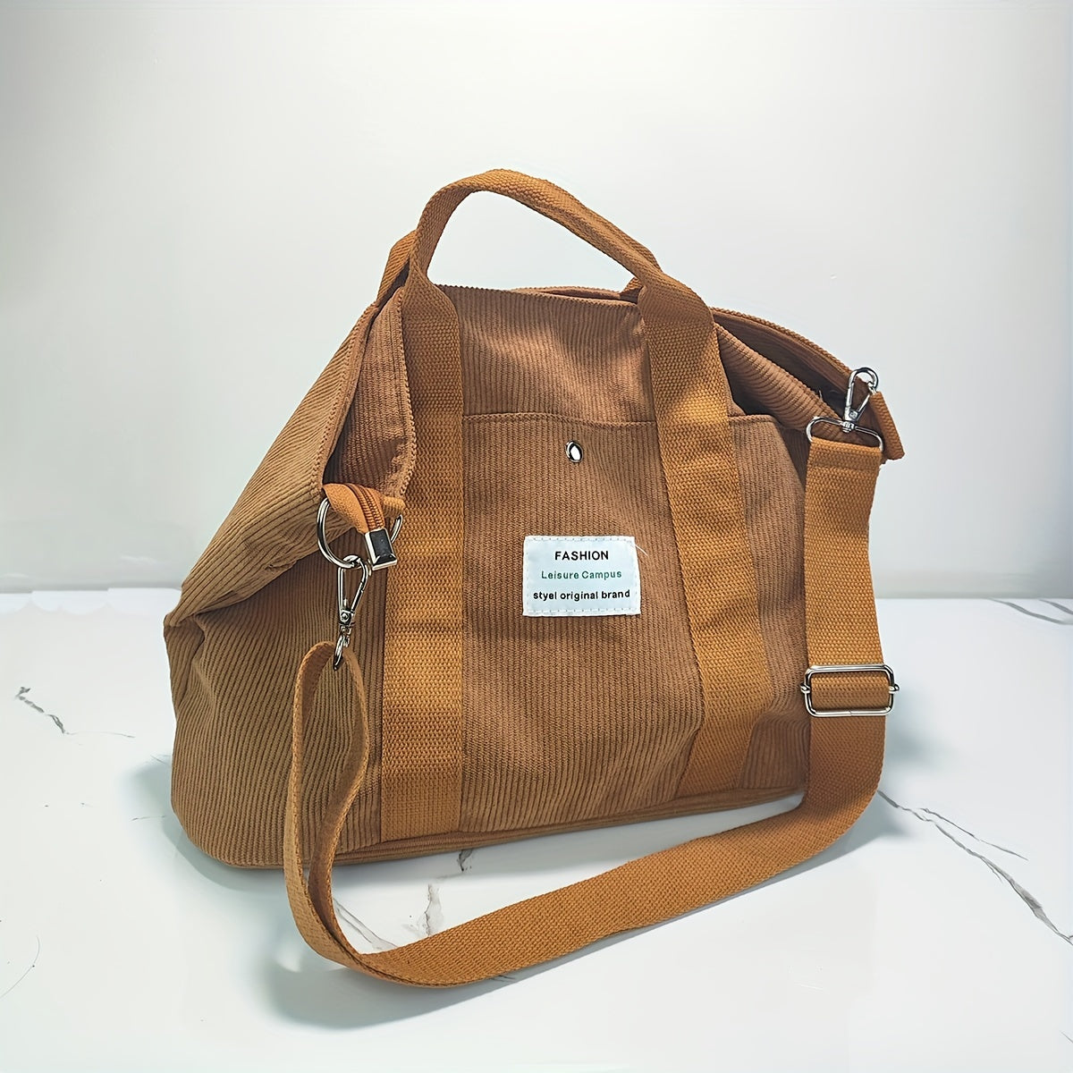 Tote Bag Simple Canvas Simple Canvas Tote Bag, Large Capacity Crossbody Bag