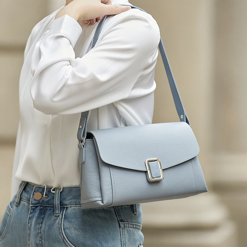 ZOOLER Women's Genuine Leather Handbag - \u002FTan Top-Grain Convertible Crossbody