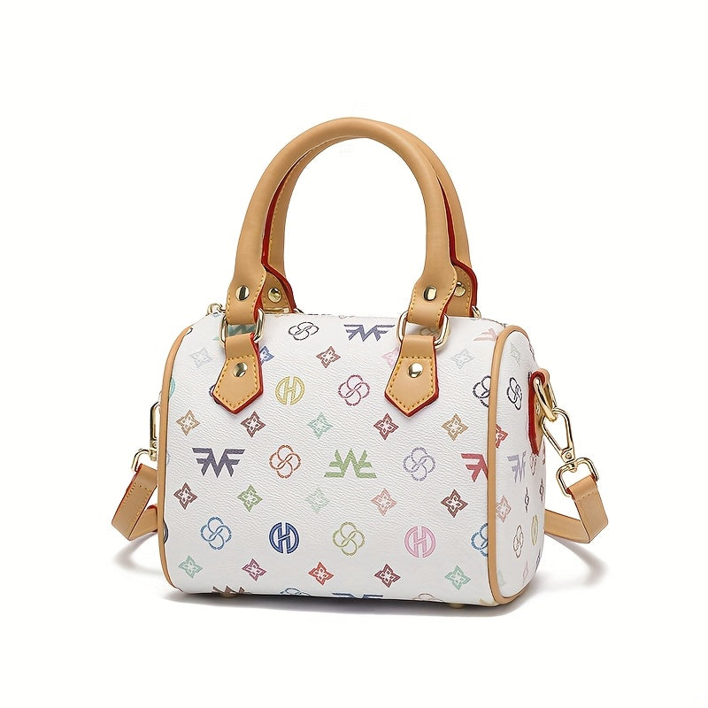 Colorful Pillow Boston Bag Small Handbag for Women, Handbag, Shoulder, And Side Carry Purse