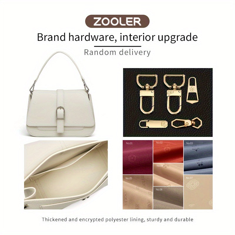 ZOOLER Women'S Genuine Leather Handbag - Luxury Convertible Tote & Shoulder Bag with Detachable Strap