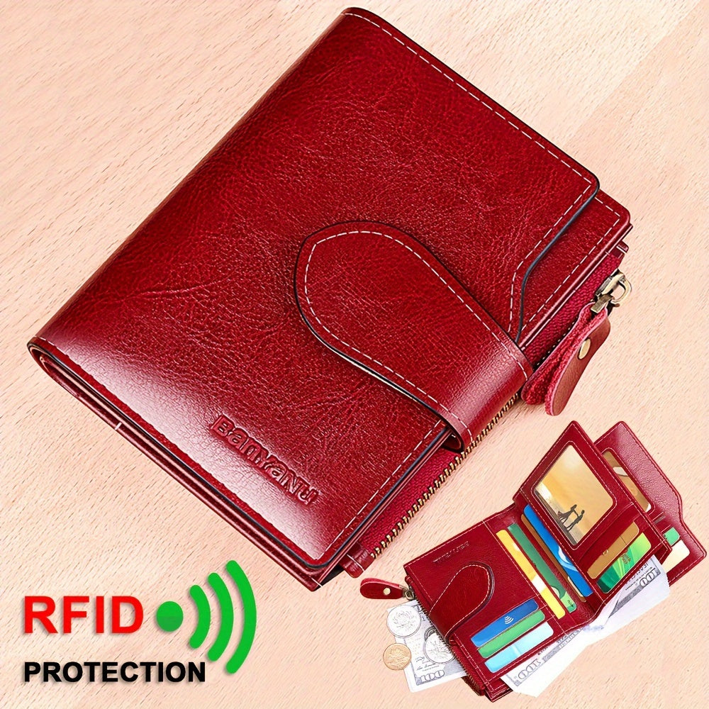 1pc Women's Mini Short Wallet, Short Style Multi-functional Coin Purse, Classic Design Credit Card Holder