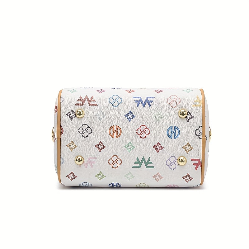 Colorful Pillow Boston Bag Small Handbag for Women, Handbag, Shoulder, And Side Carry Purse