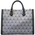 Revemoire Large Grey Leather Tote Bag 13-1\u002F2\