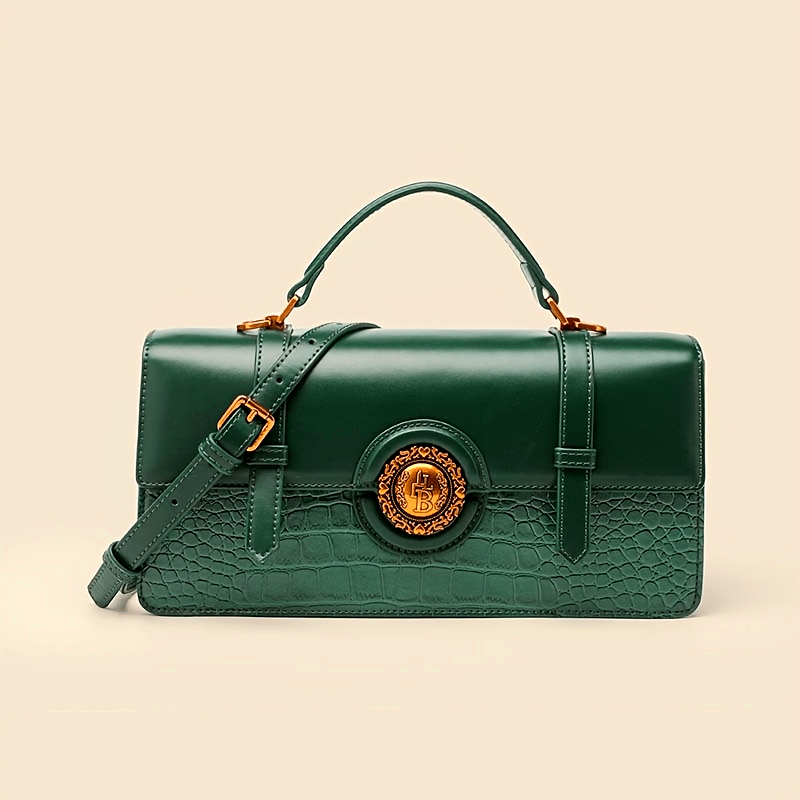 Louis Beney Brand 2024 Lightweight Luxury Vintage Crocodile Pattern Spacious Women'S Tote And Shoulder Bag