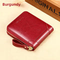 2-Layer RFID Wallet BANYANU Women's Vintage RFID Blocking 2-Layer Wallet | Multi-Card Holder with Zipper